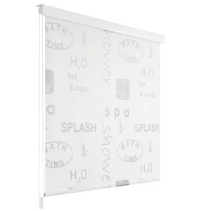 VidaXL Rolgordijn voor douche 140x240 cm splash