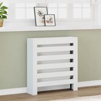 VidaXL Radiatorombouw 78x20x82 cm bewerkt hout wit