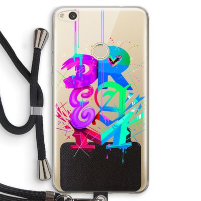 Dream: Huawei Ascend P8 Lite (2017) Transparant Hoesje met koord