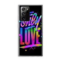 Only Love: Samsung Galaxy Note 20 Ultra / Note 20 Ultra 5G Transparant Hoesje