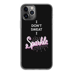 Sparkle quote: iPhone 11 Pro Transparant Hoesje