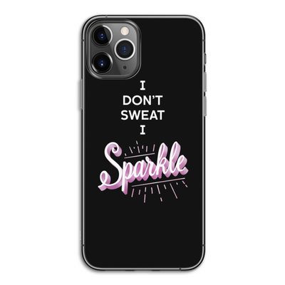 Sparkle quote: iPhone 11 Pro Transparant Hoesje