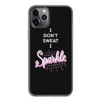 Sparkle quote: iPhone 11 Pro Transparant Hoesje