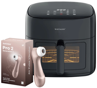 SATISFRYER - Wartmann Airfryer WM-2408 AF + Satisfyer Pro 2 Generation 2 Gold