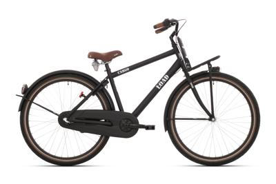 Bikefun Kinderfiets load 20 inch met remnaaf - mat zwart