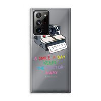 Smile: Samsung Galaxy Note 20 Ultra / Note 20 Ultra 5G Transparant Hoesje