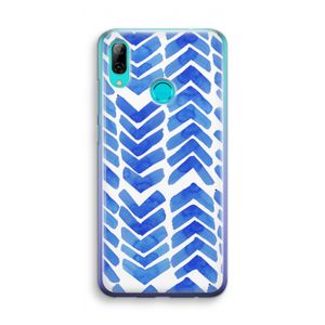 Blauwe pijlen: Huawei P Smart (2019) Transparant Hoesje