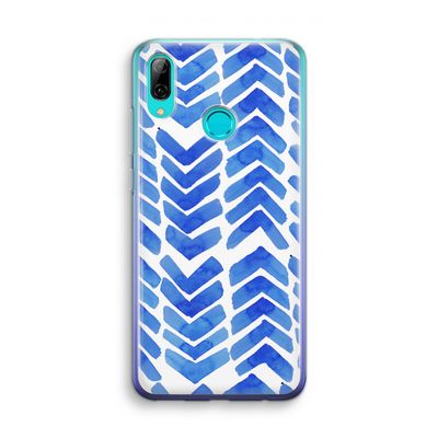 Blauwe pijlen: Huawei P Smart (2019) Transparant Hoesje