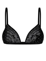 THE ANDAMANE soutien-gorge à ornements en strass - Noir - thumbnail