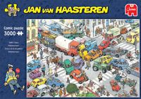 Jan van Haasteren Legpuzzel Traffic Chaos, 3000st. - thumbnail