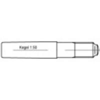 TOOLCRAFT 106187 Conische pen (Ø x l) 20 mm x 140 mm Staal 1 stuk(s) - thumbnail