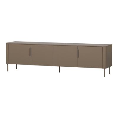 WOOOD TV-meubel 'Gunnar' Grenenhout, 200cm, kleur Mud