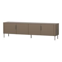 WOOOD TV-meubel 'Gunnar' Grenenhout, 200cm, kleur Mud