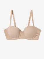 Zwangerschapsbeha met beugels en afneembare bandjes beige
