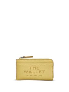 Marc Jacobs portefeuille zippé The Leather - Jaune