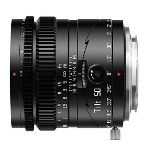 TTArtisan Tilt 50mm F/1.4 Canon RF zwart