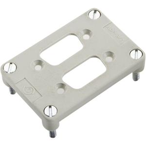 Adapter plaat voor 2 D-SUB inzetstukken 9-polig serie H-B 6 H-B 6 11764201 LAPP 10 stuk(s)