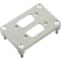 Adapter plaat voor 2 D-SUB inzetstukken 9-polig serie H-B 6 H-B 6 11764201 LAPP 10 stuk(s)