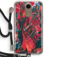 Endless Descent: LG K10 (2017) Transparant Hoesje met koord