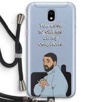 Hotline bling: Samsung Galaxy J5 (2017) Transparant Hoesje met koord