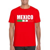 Rood Mexico supporter t-shirt voor heren - thumbnail