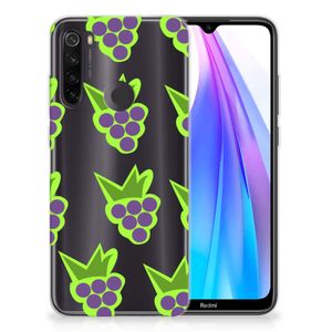 Xiaomi Redmi Note 8T Siliconen Case Druiven