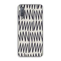 Marrakech Zigzag: Samsung Galaxy A7 (2018) Transparant Hoesje Marrakech Zigzag: Samsung Galaxy A7 (2018) Transparant Hoesje