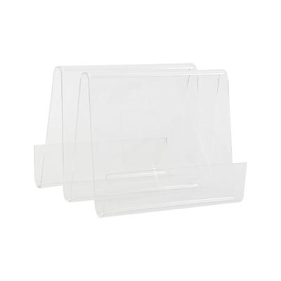 Tijdschriftenrek DKD Home Decor Transparant Acryl (30 x 31 x 25 cm)