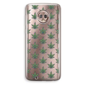 Weed: Motorola Moto G6 Transparant Hoesje