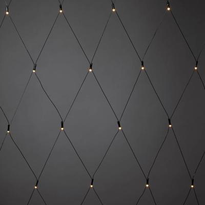 Konstsmide 3787-800 Lichtnet Buiten Energielabel: G (A - G) werkt op het lichtnet Aantal lampen 96 LED Barnsteen Verlichte lengte: 3 m