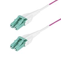 USB-kabel Startech OM4RLCLC1M 1 m Paars