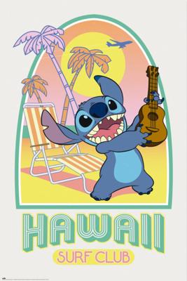Poster Stitch Hawaii Club Surf 61x91,5cm
