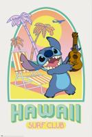 Poster Stitch Hawaii Club Surf 61x91,5cm