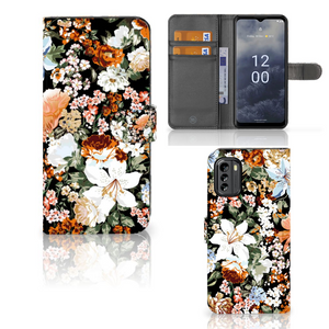 Hoesje voor Nokia G60 Dark Flowers