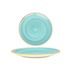 Bonna Gebaksbord - Aqua - Porselein - 23 cm - set van 6