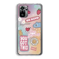 Positivity: Xiaomi Redmi Note 10S Transparant Hoesje