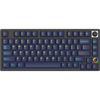 HelloGanss HS75T GC17 toetsenbord 75%, RGB leds, PBT Doubleshot keycaps, hot swap, 2,4 GHz / Bluetooth / USB-C - thumbnail