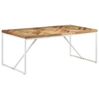 vidaXL Eettafel 180x90x76 cm massief acaciahout en mangohout