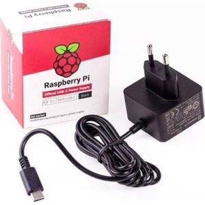 Raspberry Pi® RPI5NT5AB Stekkernetvoeding, vaste spanning Geschikt voor serie: Raspberry Pi Uitgangsstroom (max.) 5000 mA 1 x USB-C stekker