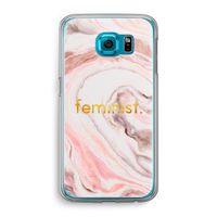 Feminist: Samsung Galaxy S6 Transparant Hoesje