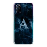 Midnight Marble: Oppo A72 Transparant Hoesje