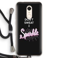 Sparkle quote: Xiaomi Redmi 5 Transparant Hoesje met koord
