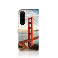 Sony Xperia 1 IV Flip Cover Golden Gate Bridge