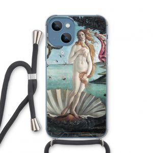Birth Of Venus: iPhone 13 mini Transparant Hoesje met koord