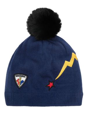 Rossignol bonnet à patch logo - Bleu