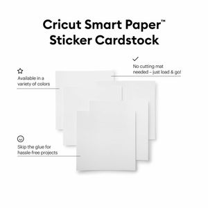 Cricut Smart Paper™ Gekleurd karton Snijbreedte 30.5 cm Wit