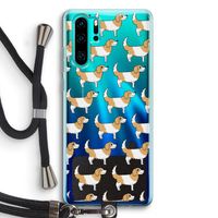 Doggy: Huawei P30 Pro Transparant Hoesje met koord
