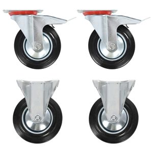 VidaXL Wielen 4 st 160 mm