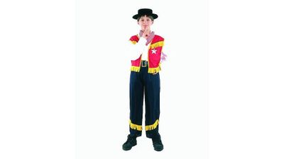 Clown Kinderkostuum Cowboy 7-9 jaar