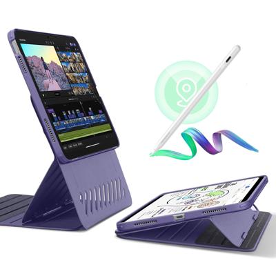 iPad 10th Gen Bundle Shift Magnetic Case with Geo Digital Pencil - Purple